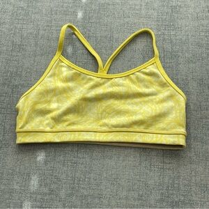 Lululemon Flow Y Bra Light Support Size 4 with Size Dot
